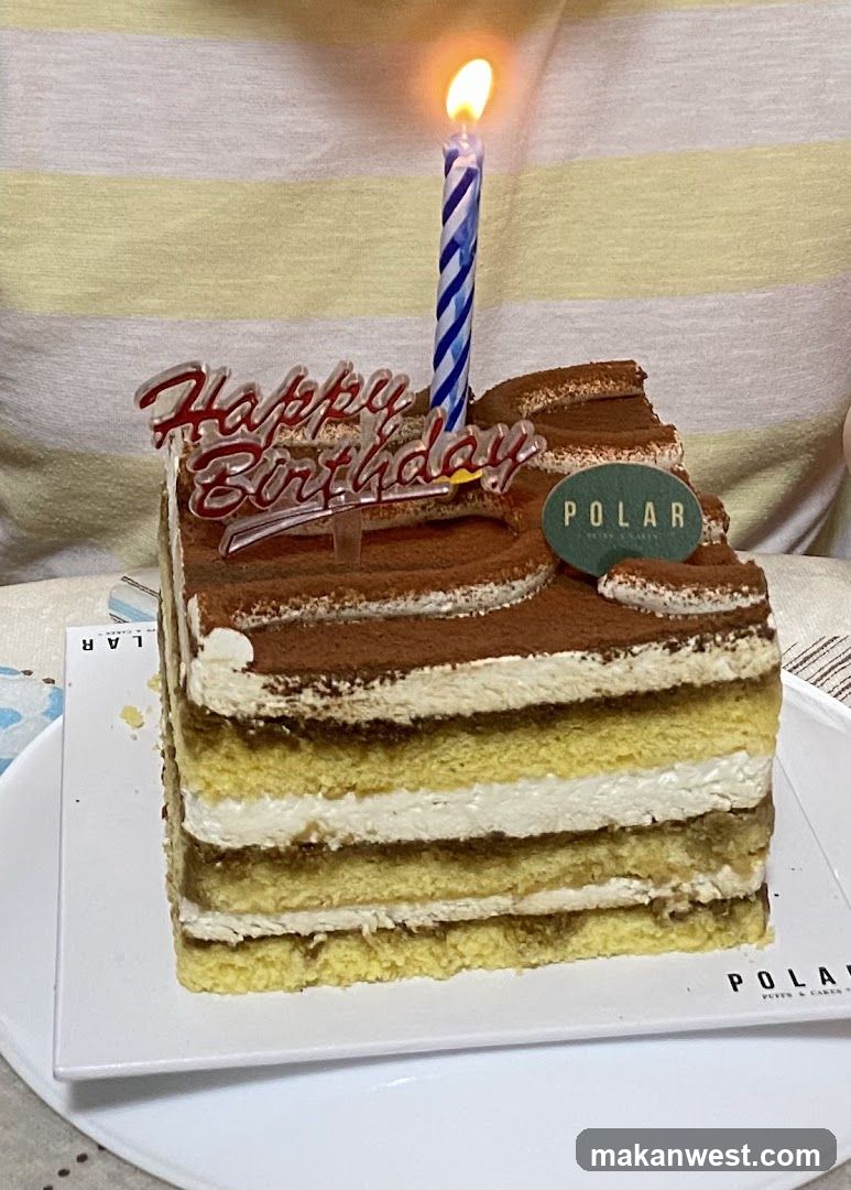 Tiramisu Birthday Cake