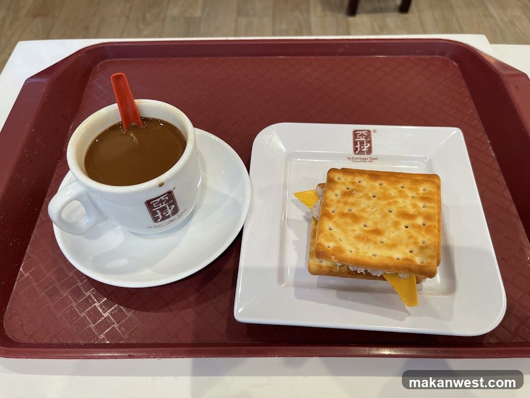 Coffee and Kaya Toast