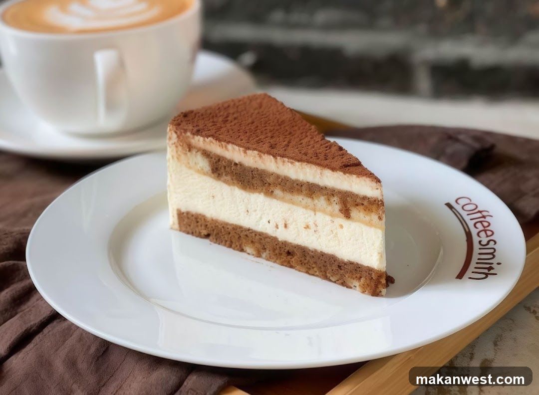 Tiramisu Slice with Coffee