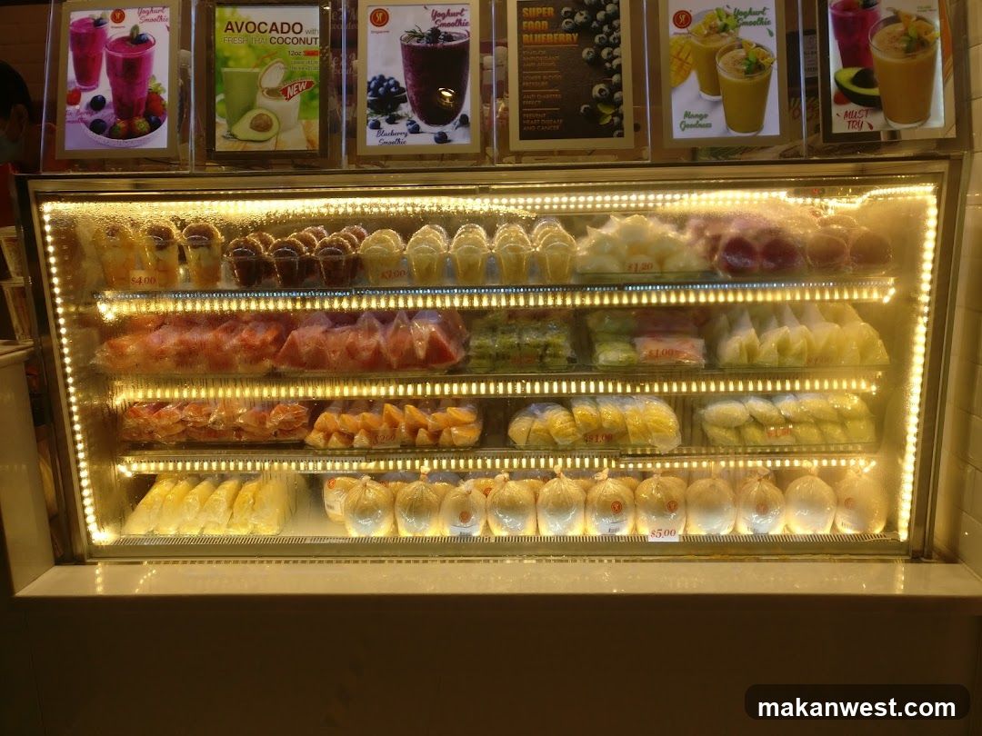 Fruit and Smoothie Display