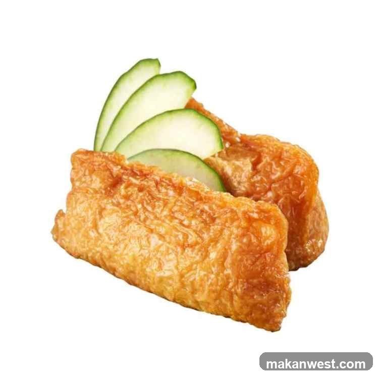 Fried Tofu Pockets with Cucumber Slices