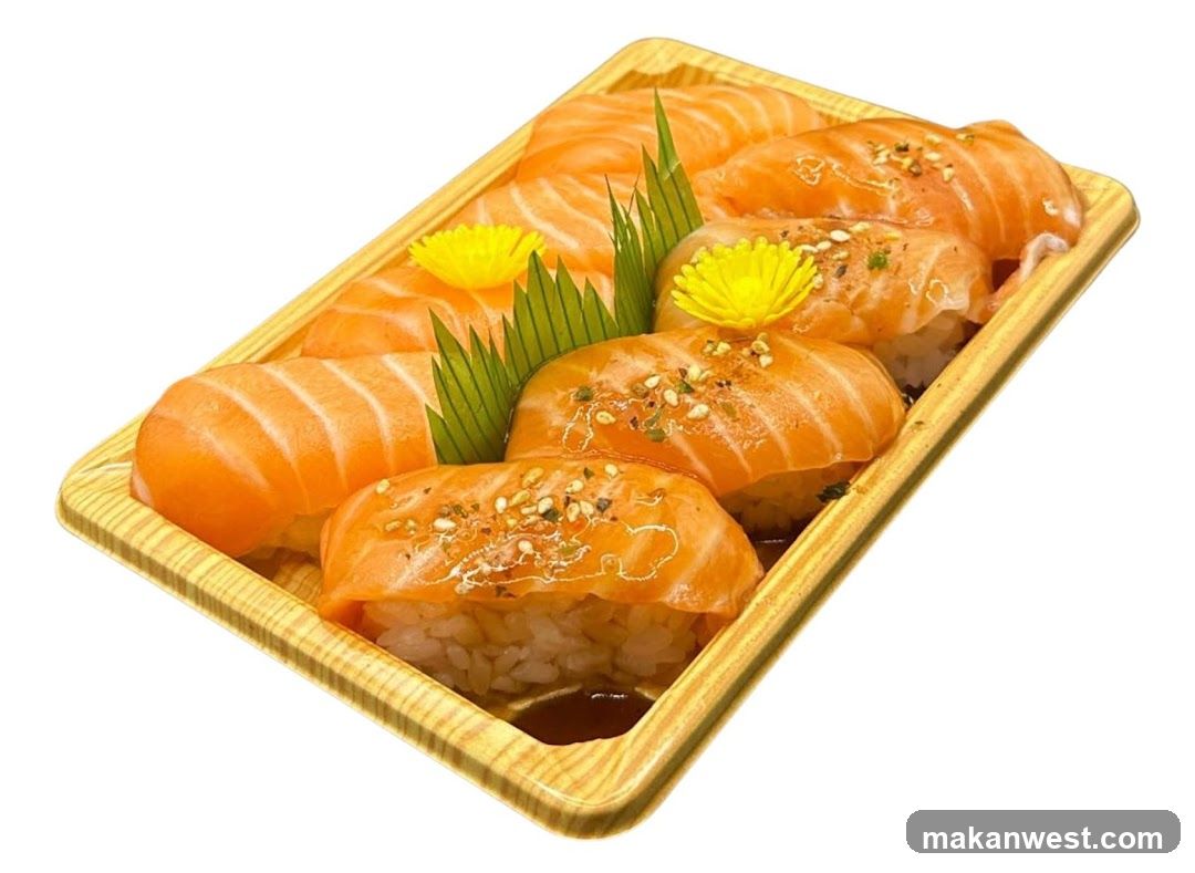 Salmon Nigiri Sushi Platter