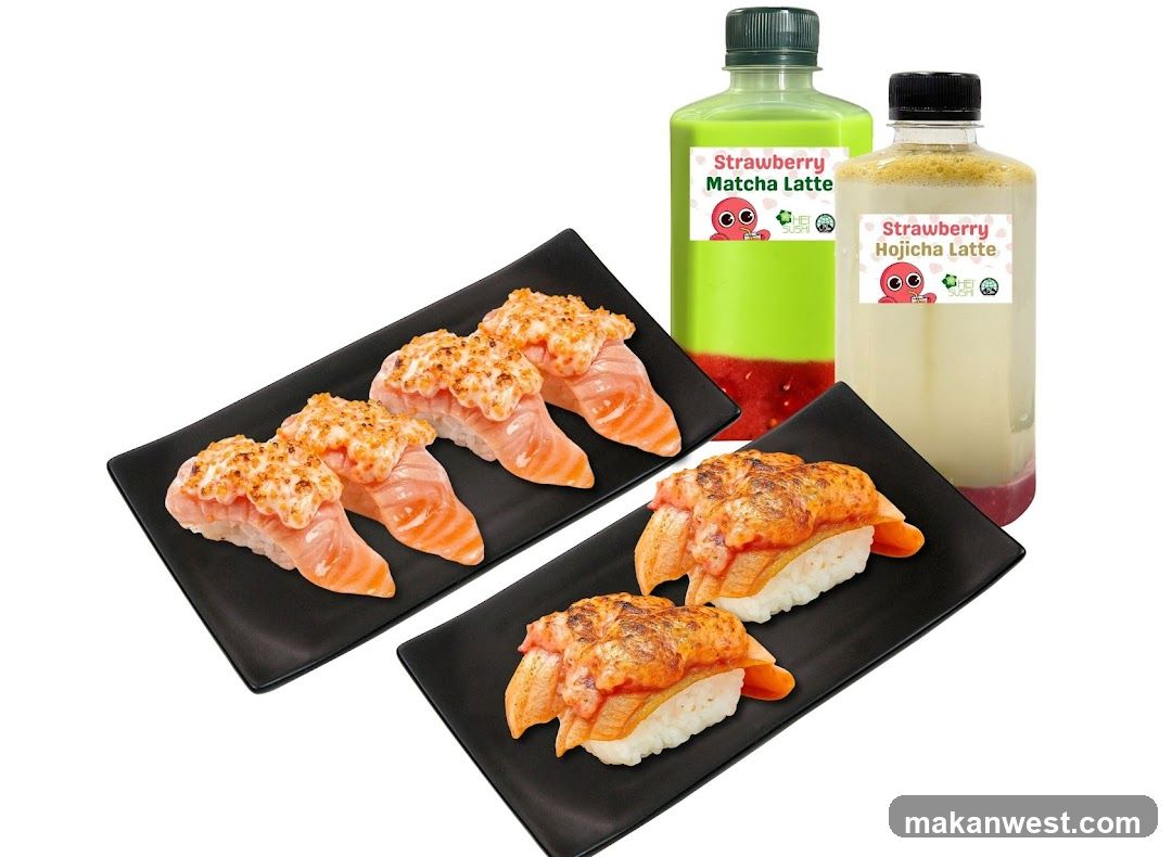 Sushi and Drinks