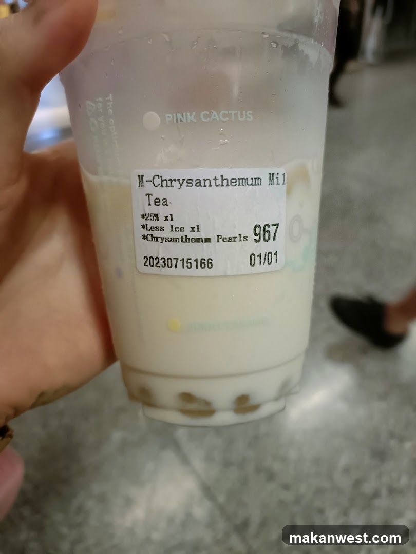 Chrysanthemum Milk Tea