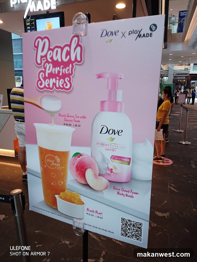 Dove x PlayMade Peach Perfect Series Advertisement