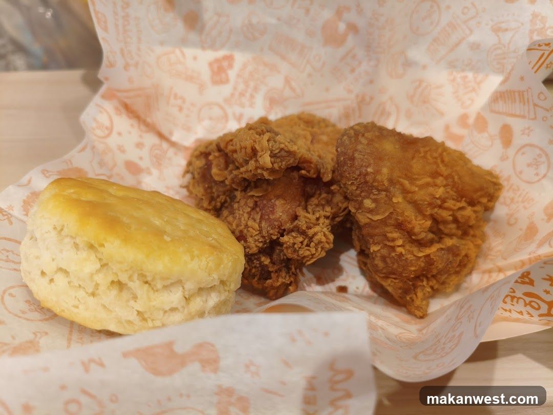 Fried Chicken and Biscuit