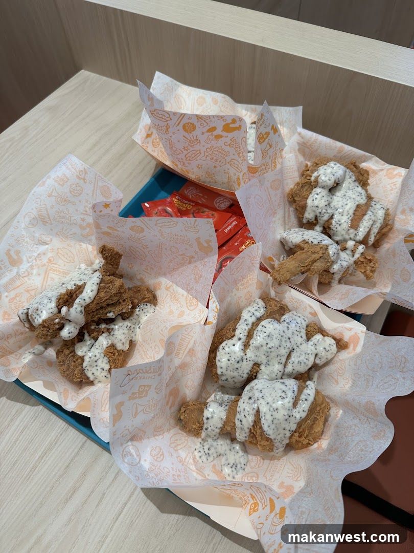 Fried Chicken with Sauce