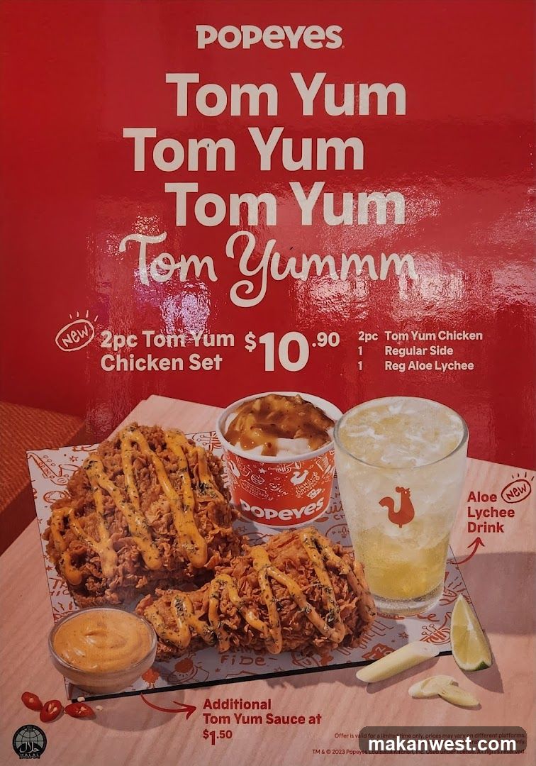 Popeyes Tom Yum Chicken Promotion