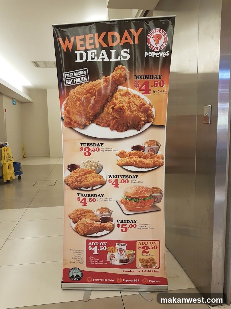 Popeyes Weekday Deals