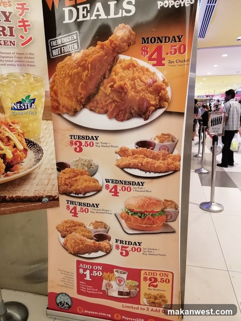 Popeyes Weekly Deals