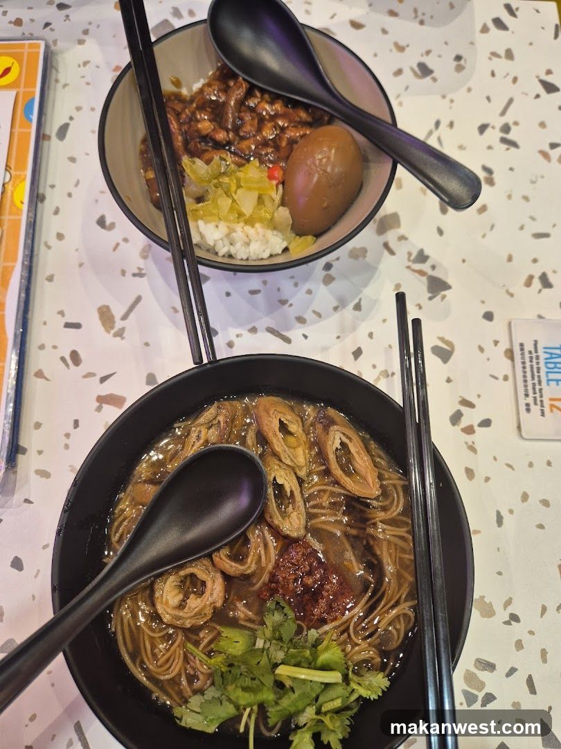 Two Bowls of Asian Food