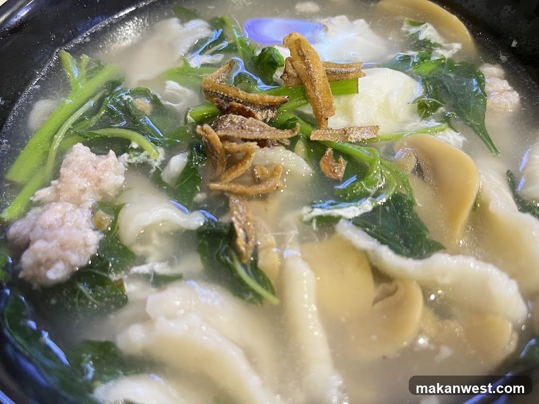 Noodle Soup with Pork and Vegetables