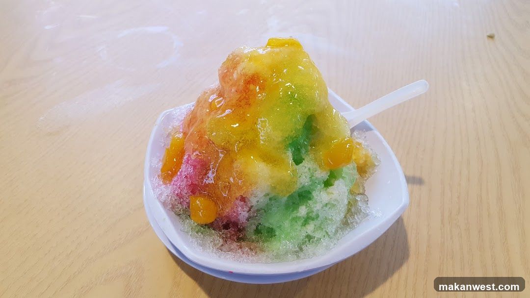Colorful Shaved Ice Dessert