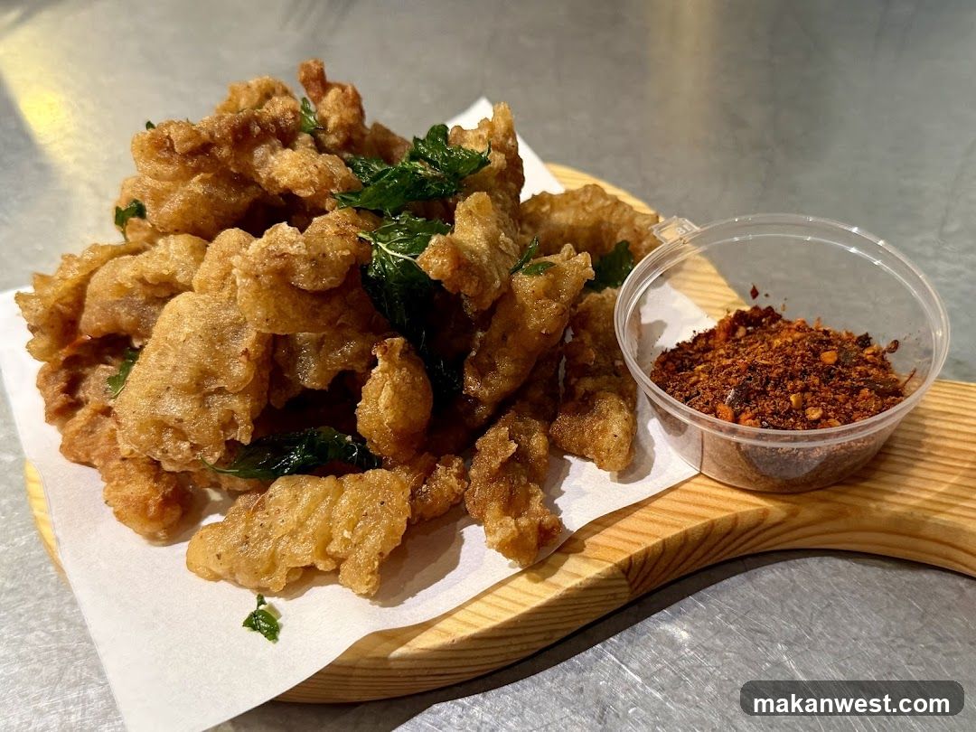 Fried Chicken Bites with Chili Flakes