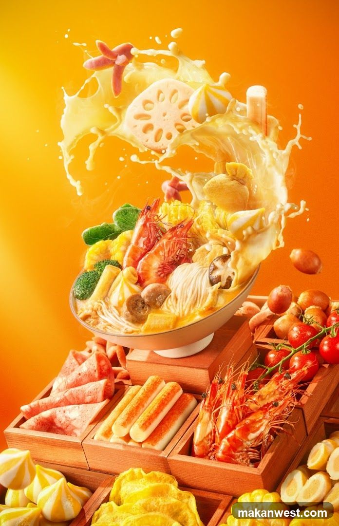 Hot Pot Ingredients Splash