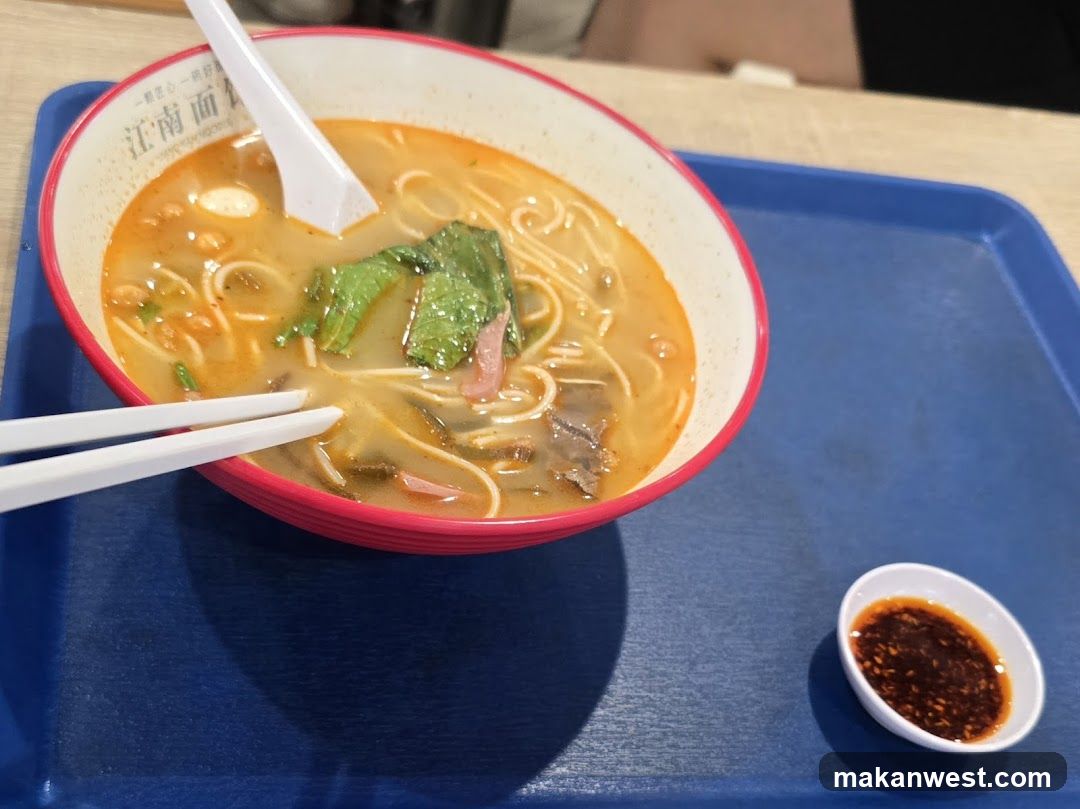 Noodle Soup with Chili Oil