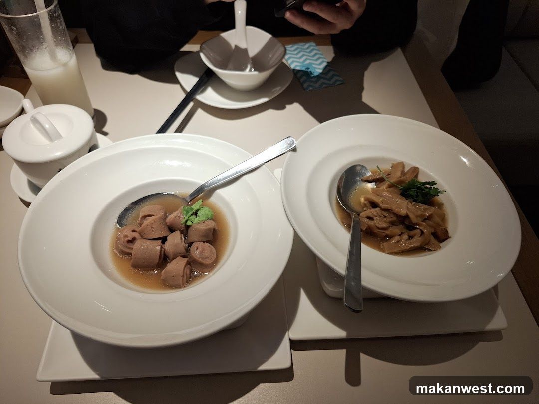 Two Dishes of Food