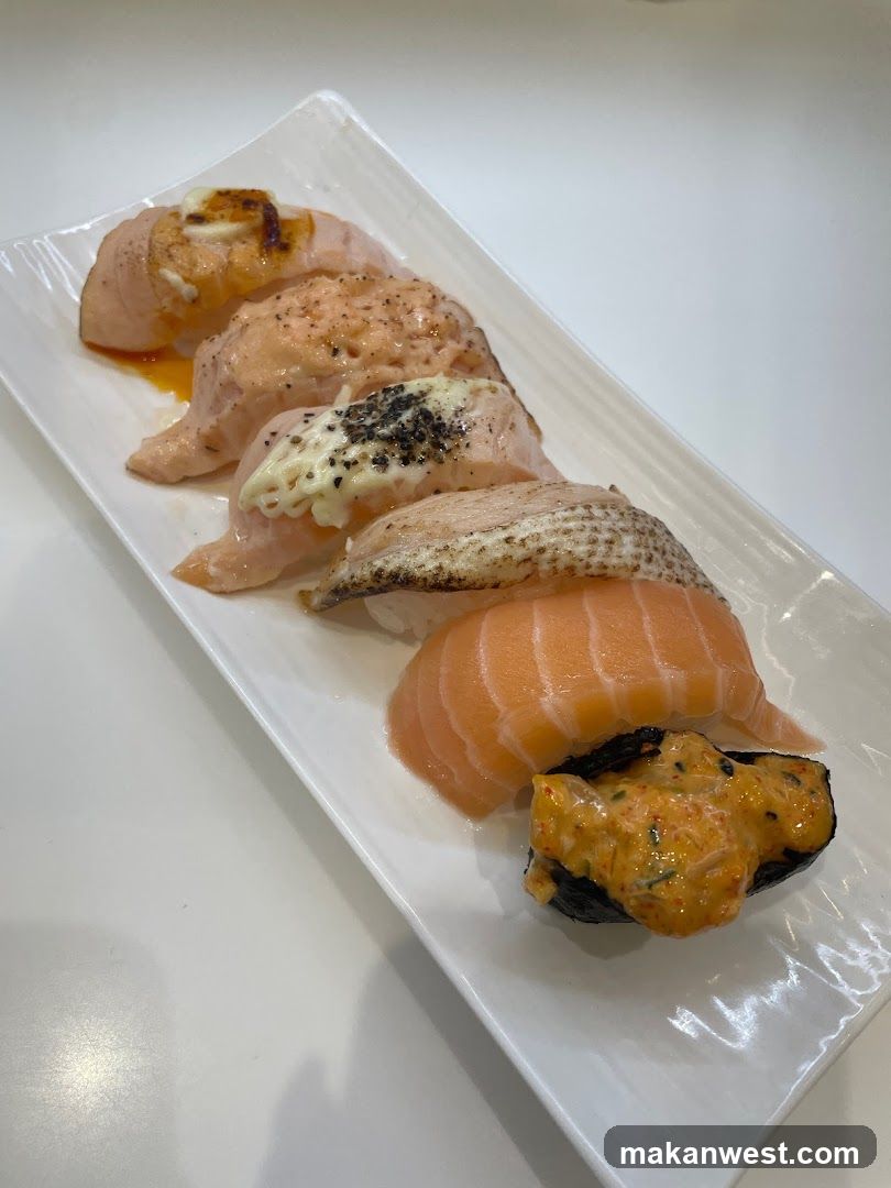 Salmon Sushi Platter
