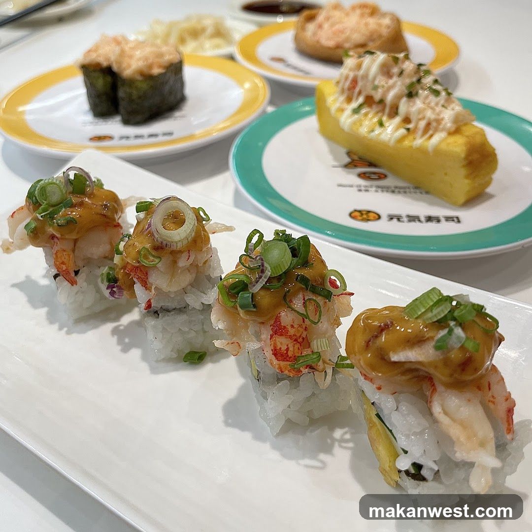 Sushi Rolls and Tamagoyaki