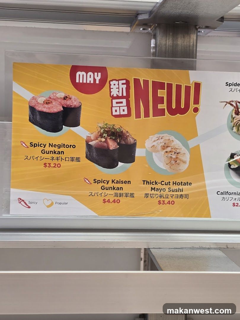 New Sushi Items