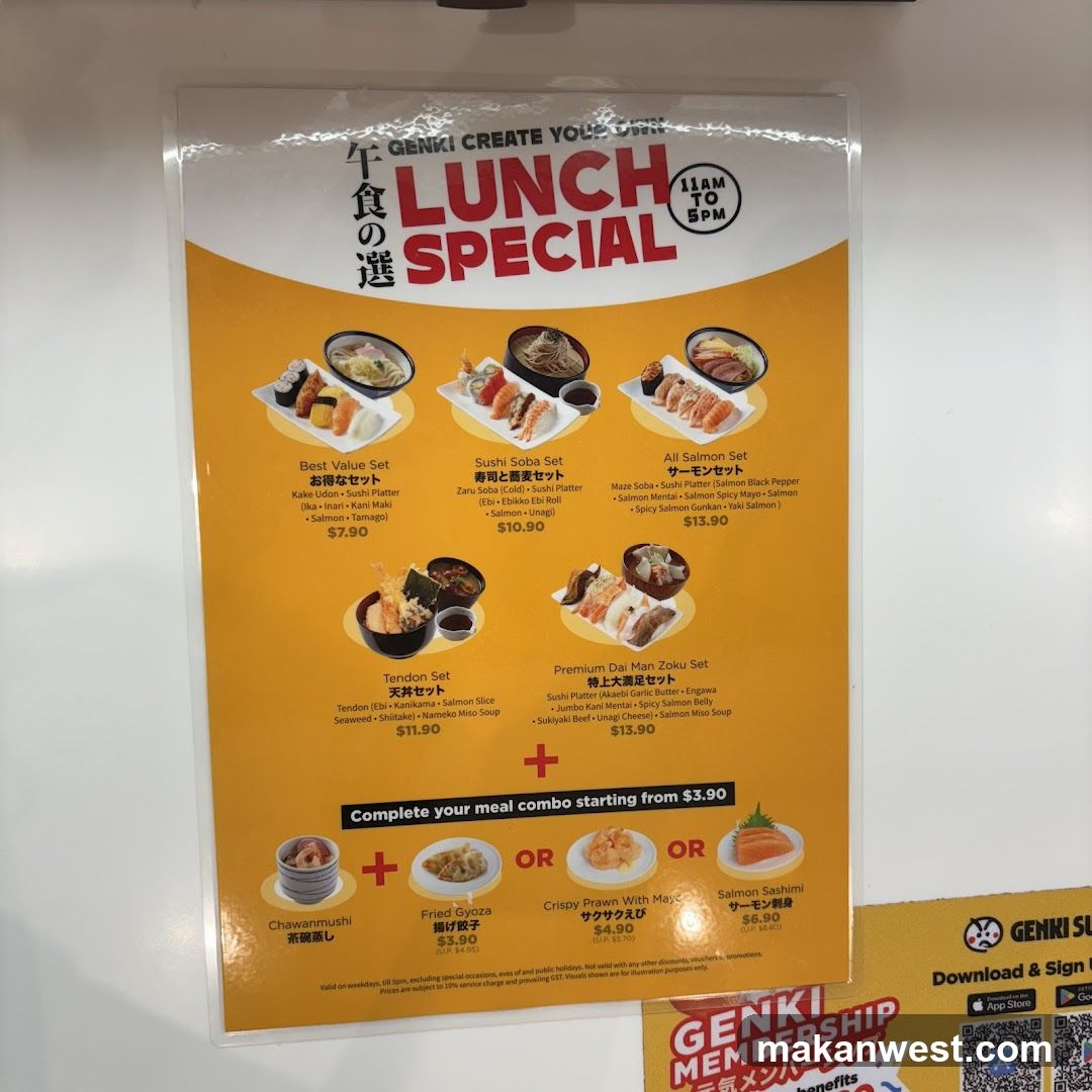GENKI LUNCH SPECIAL