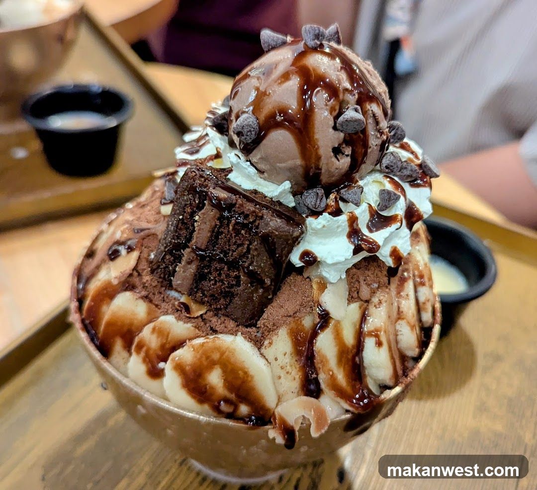 Chocolate Brownie Bingsu