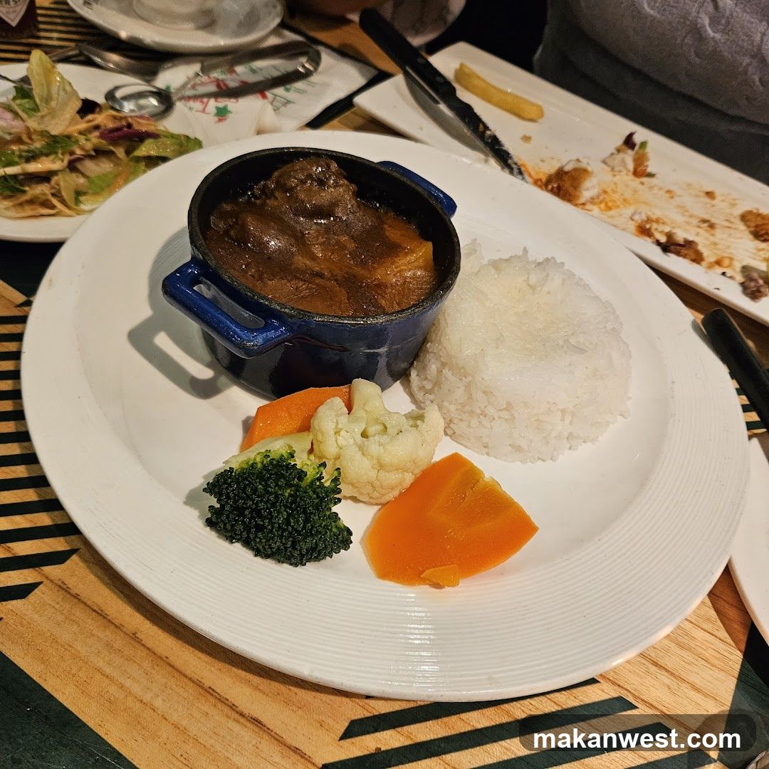 Beef Stew with Rice and Vegetables