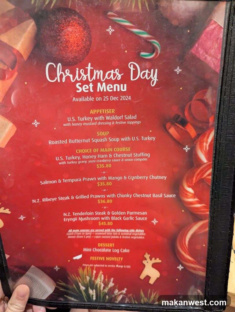 Christmas Day Set Menu