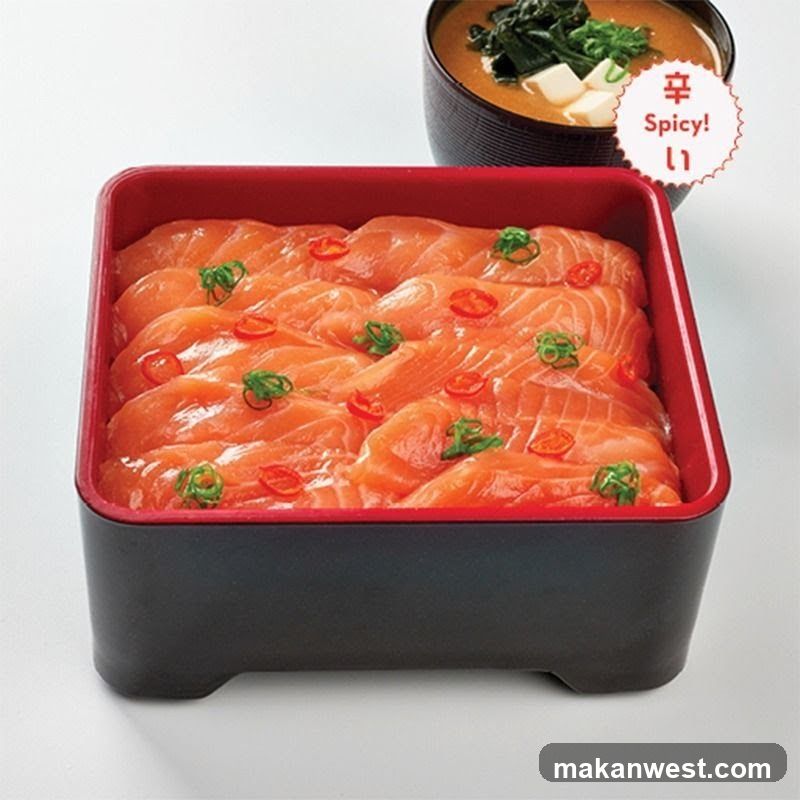 Spicy Salmon Donburi