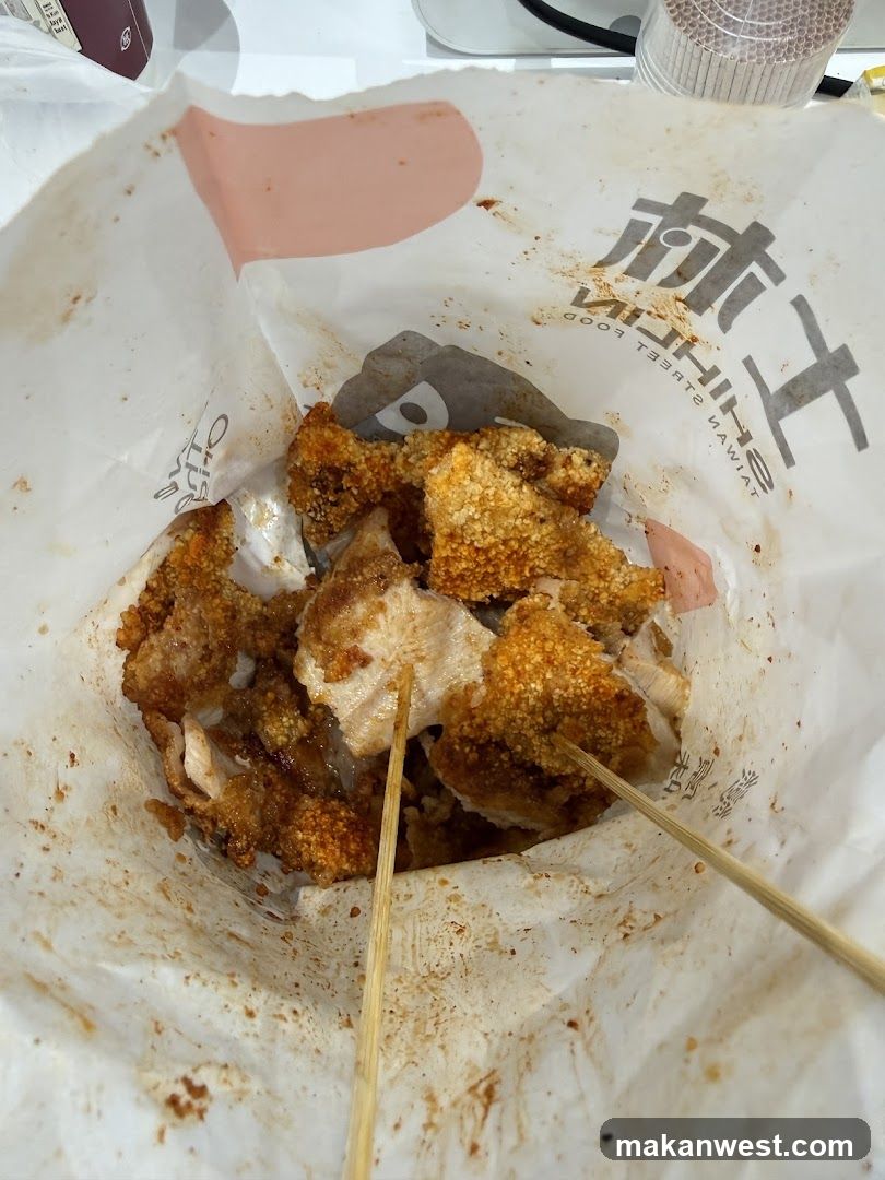 Fried Chicken Pieces in Bag