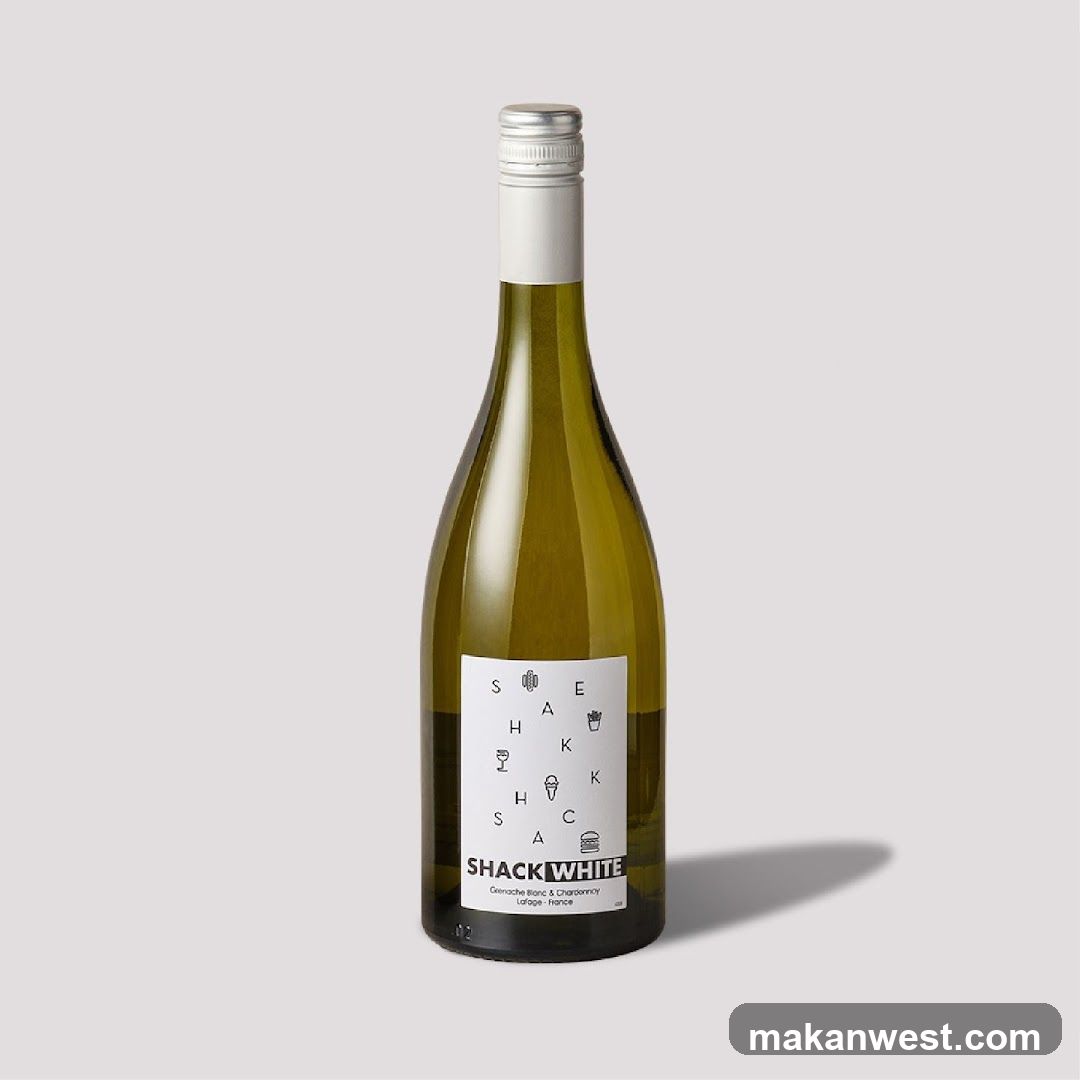 Bottle of Shack White Wine