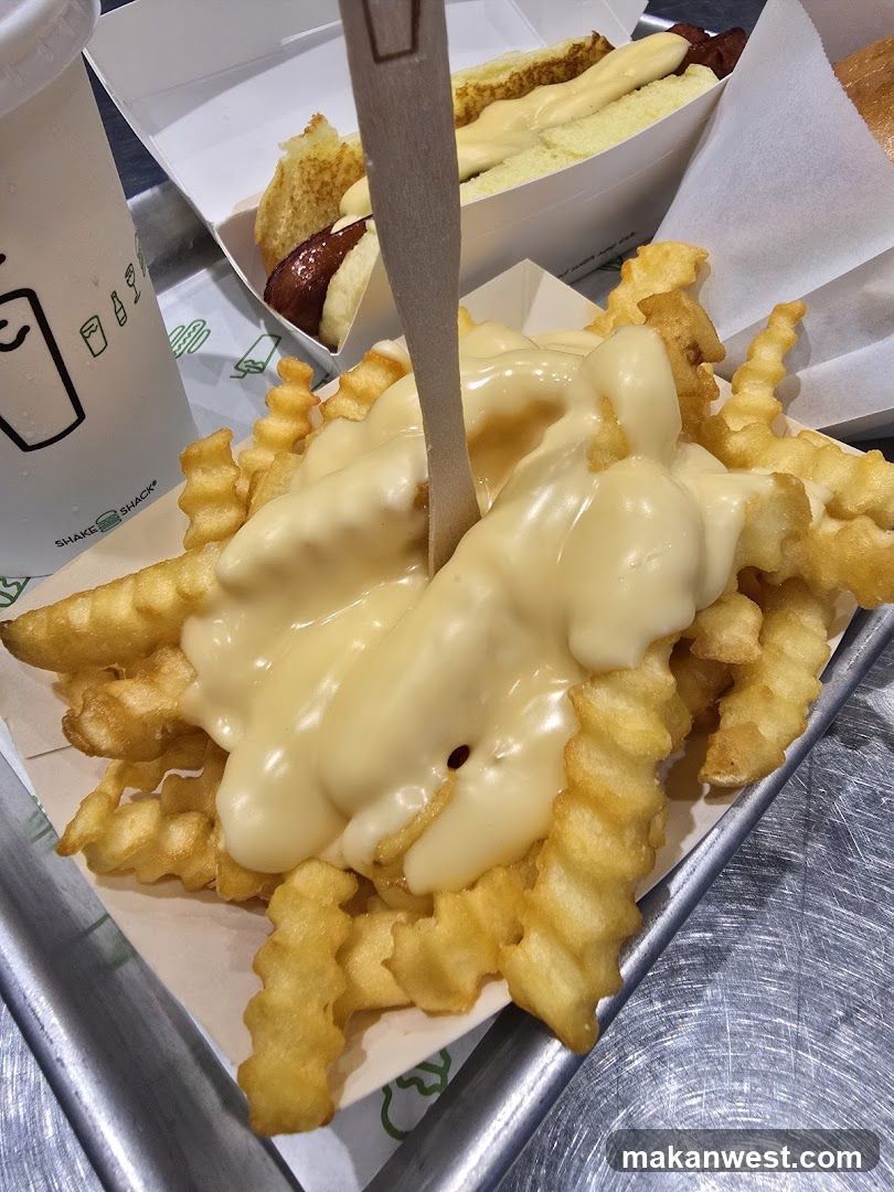 Cheese Fries and Hot Dog