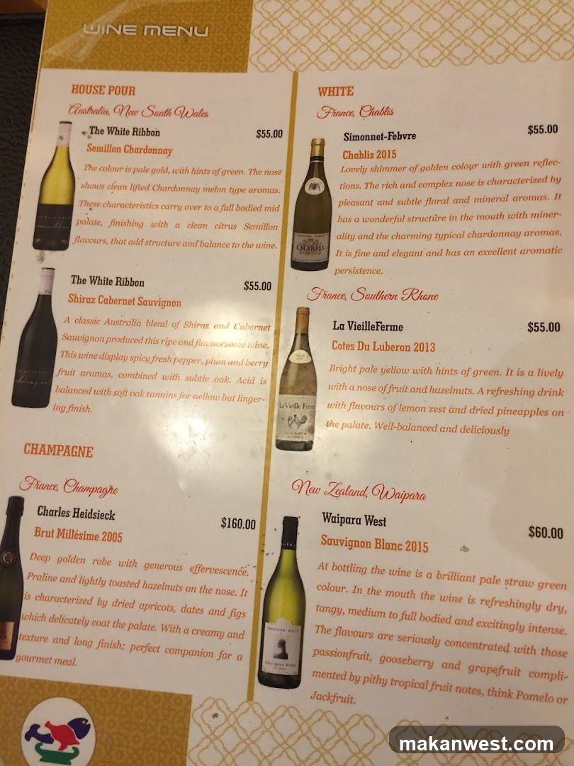 WINE MENU