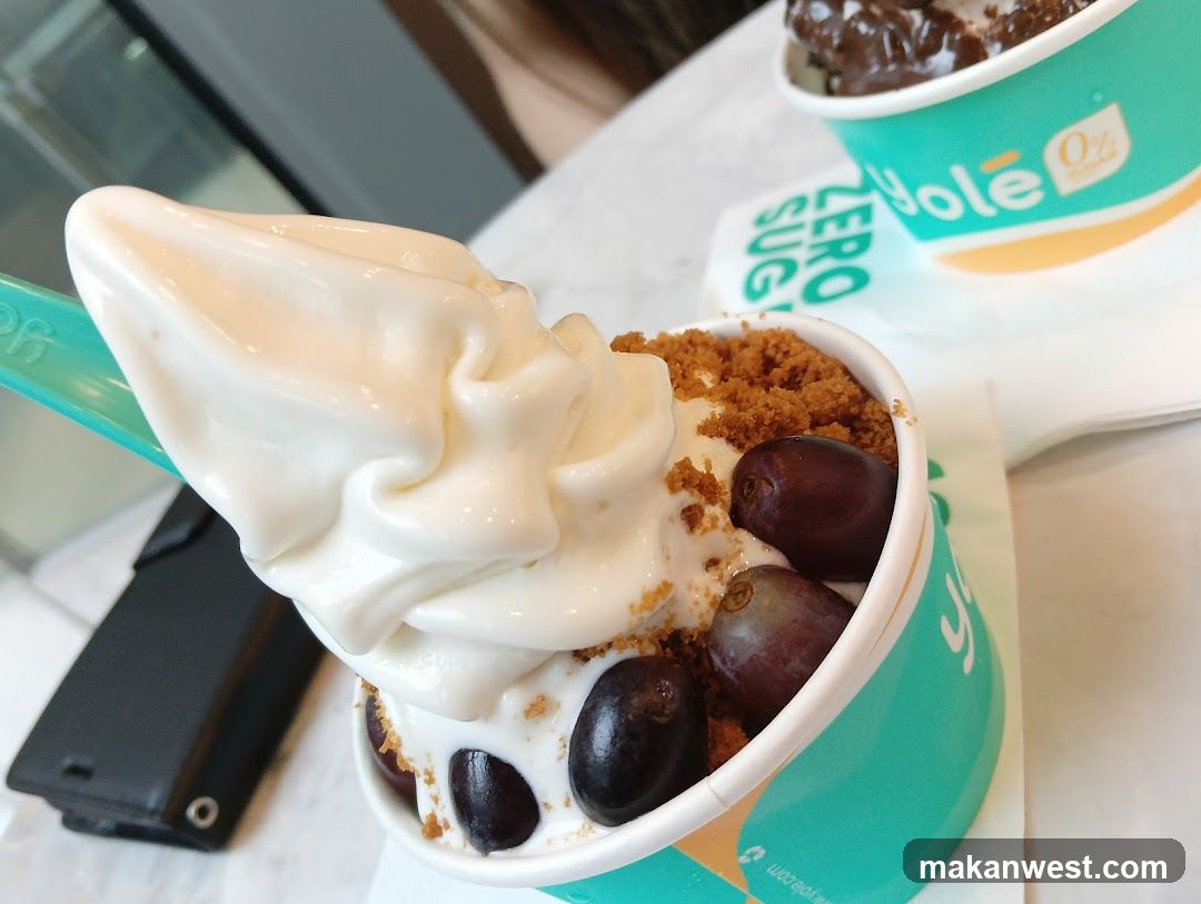 Frozen Yogurt with Toppings