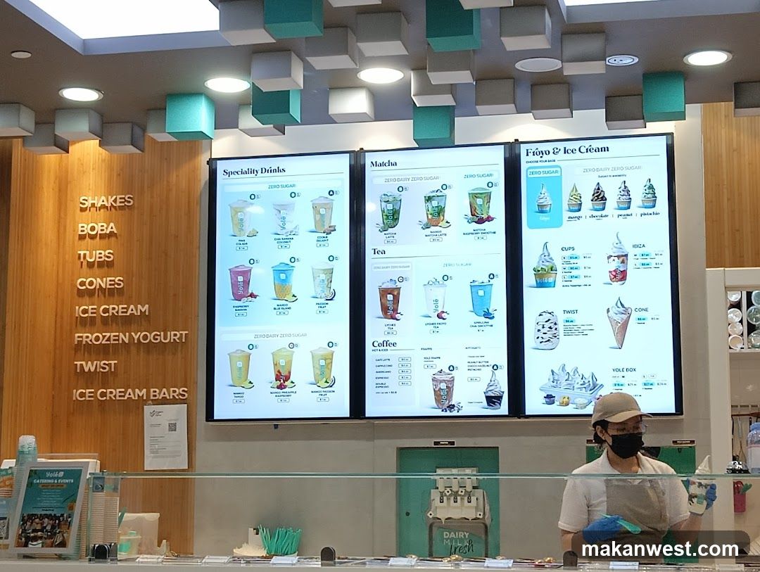 Yole Menu