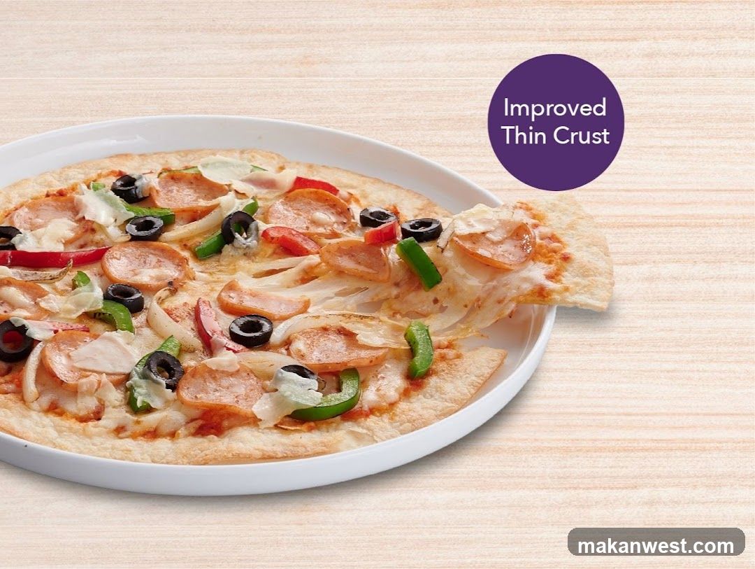 Pizza with Improved Thin Crust