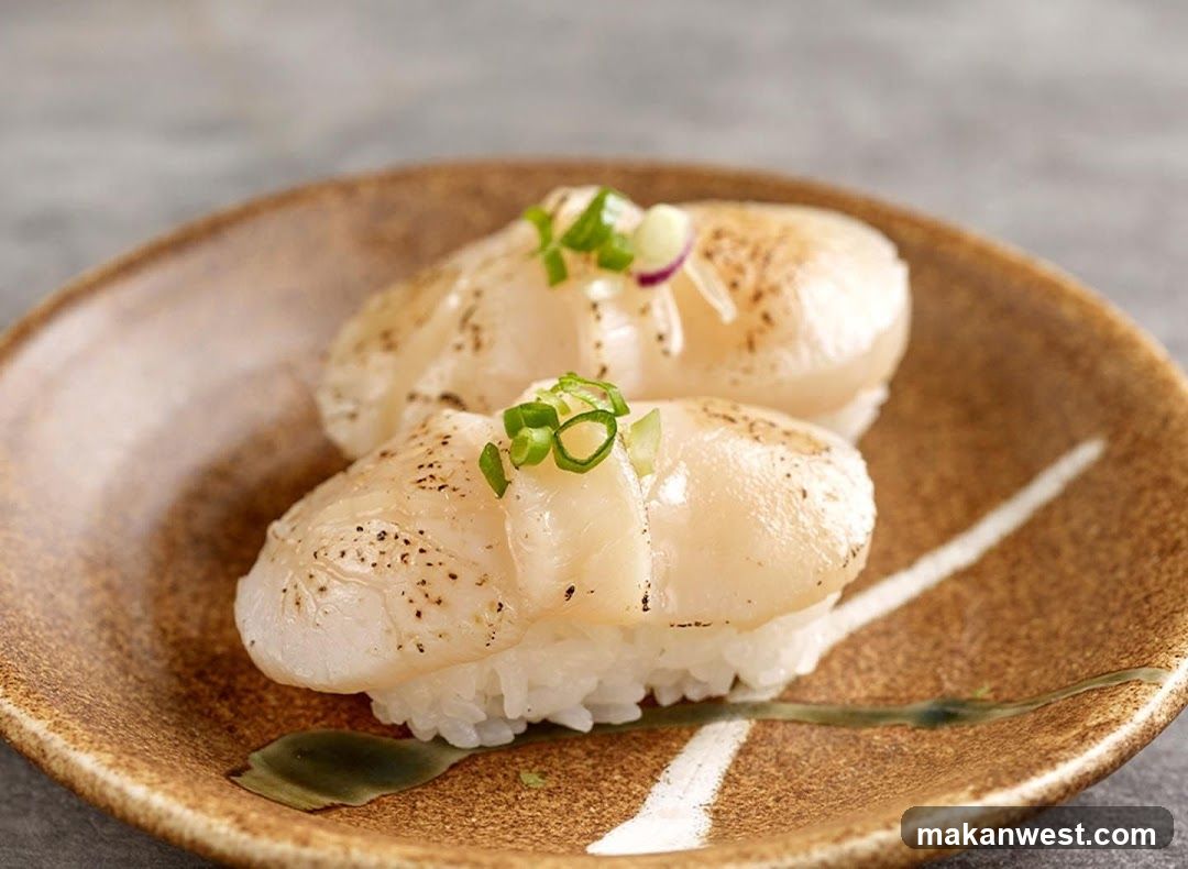 Scallop Nigiri Sushi