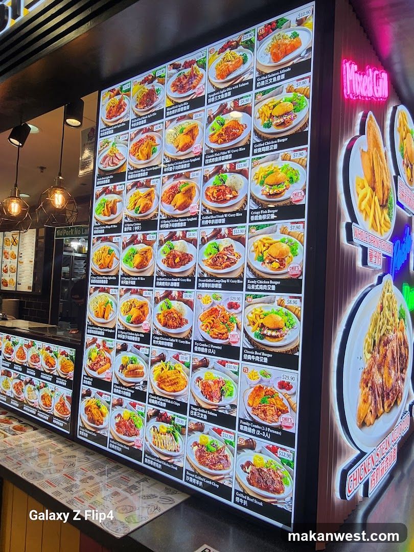 Mixed Grill Menu