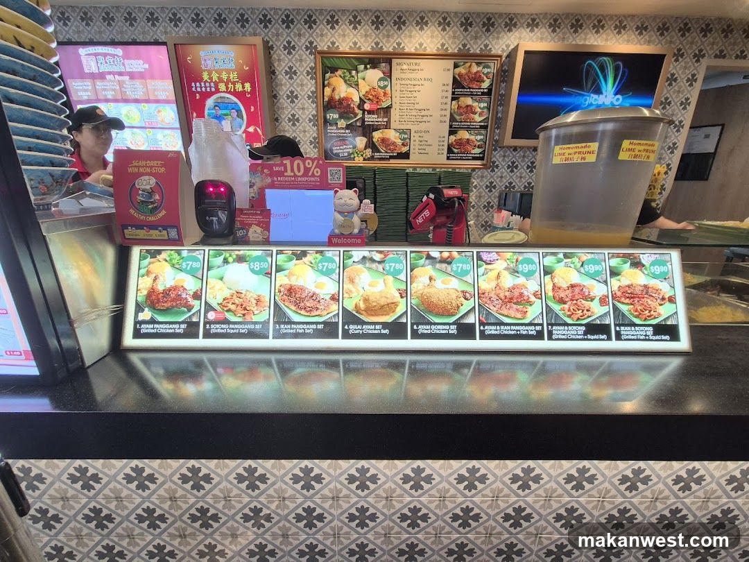 Food Stall Menu Display