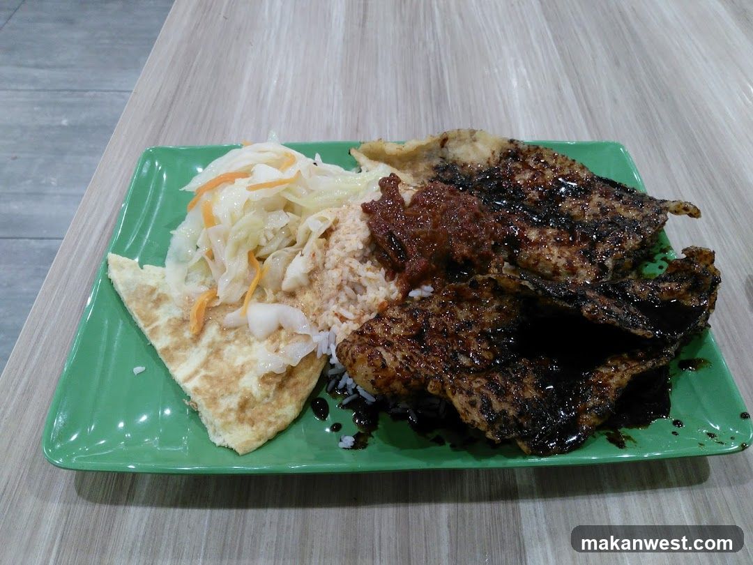 Grilled Fish with Rice and Sides