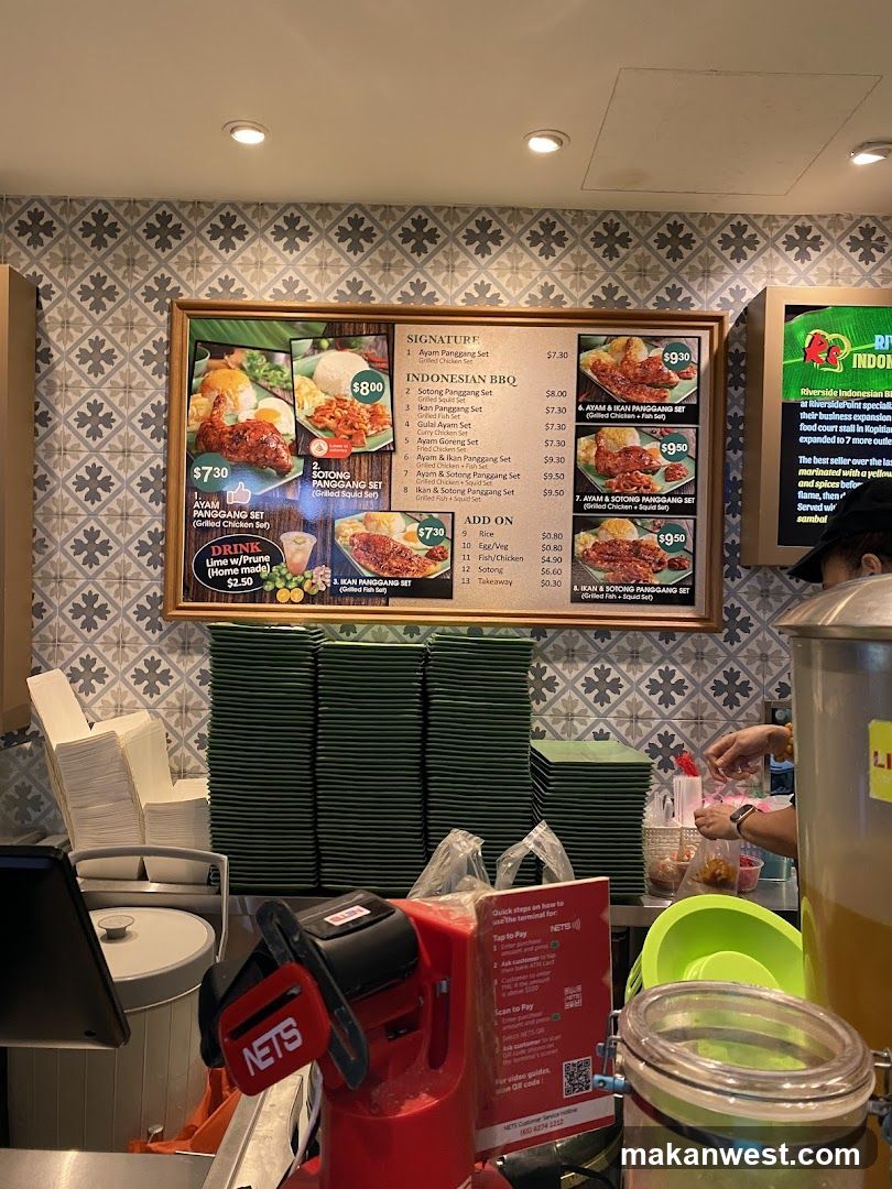 Indonesian BBQ Menu