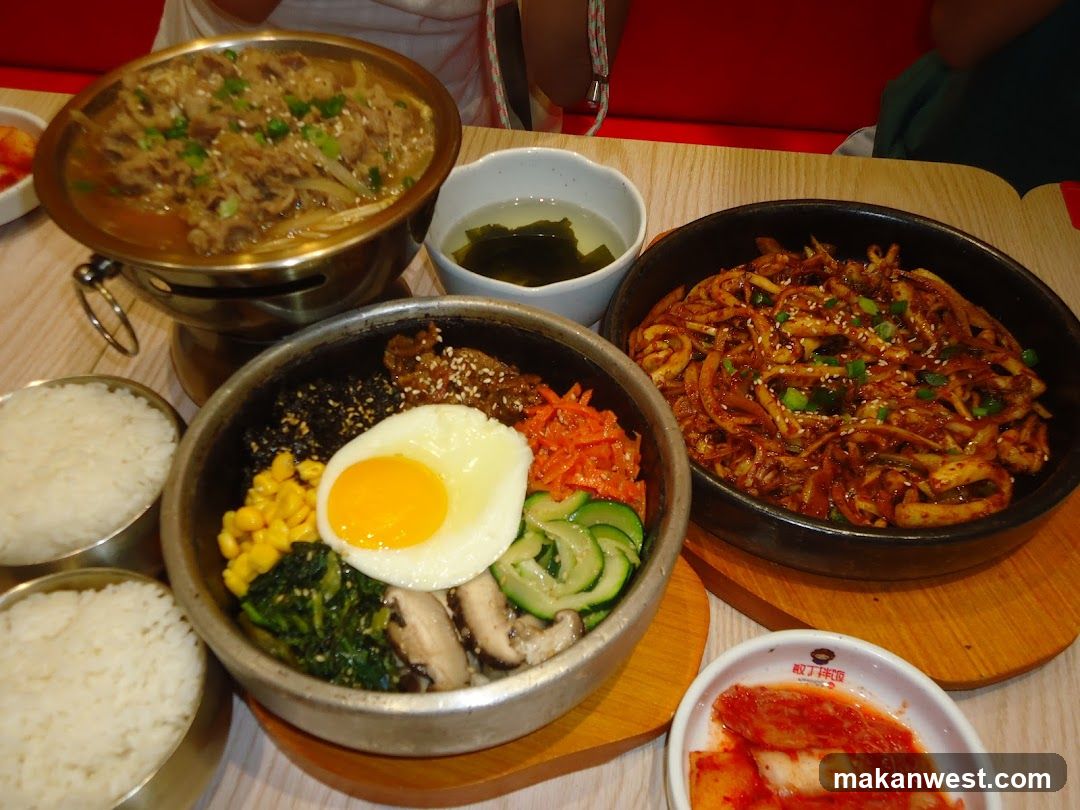 Korean Food Spread