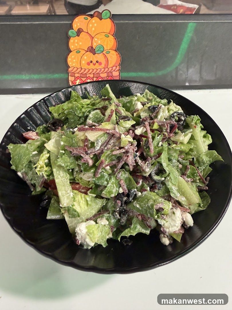 Salad with Oranges Decoration