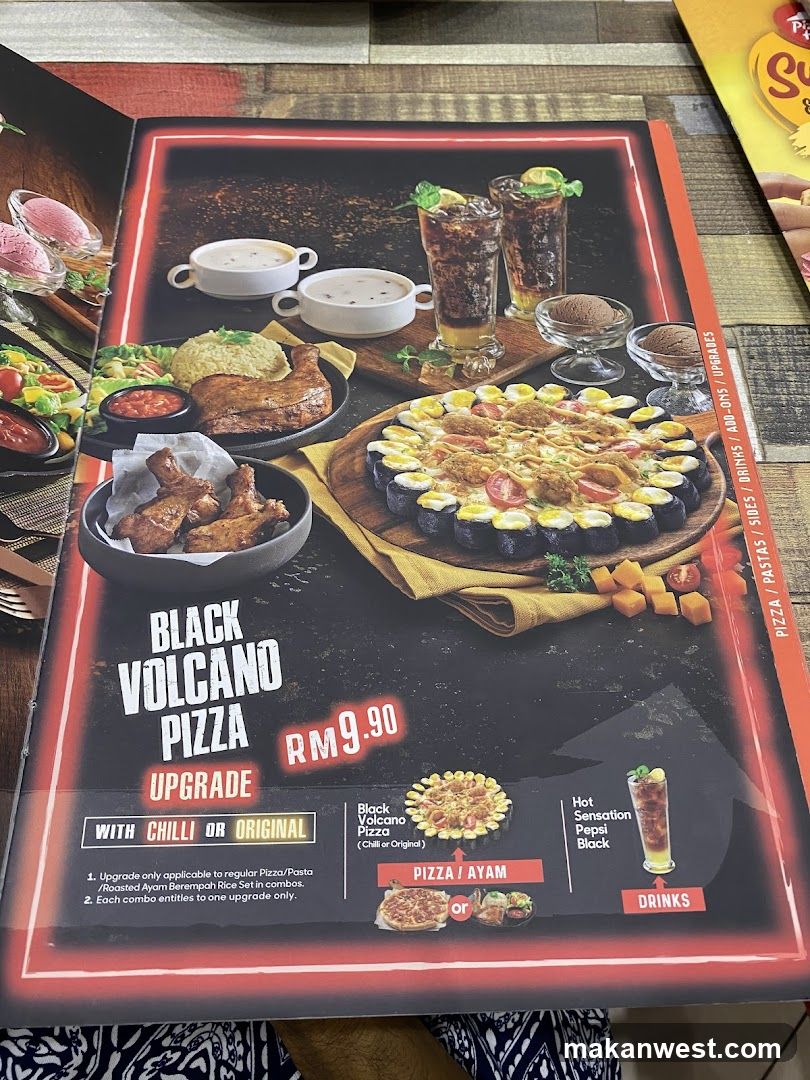 Black Volcano Pizza Upgrade