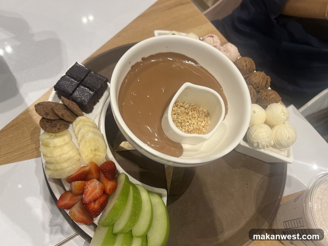 Chocolate Fondue Platter