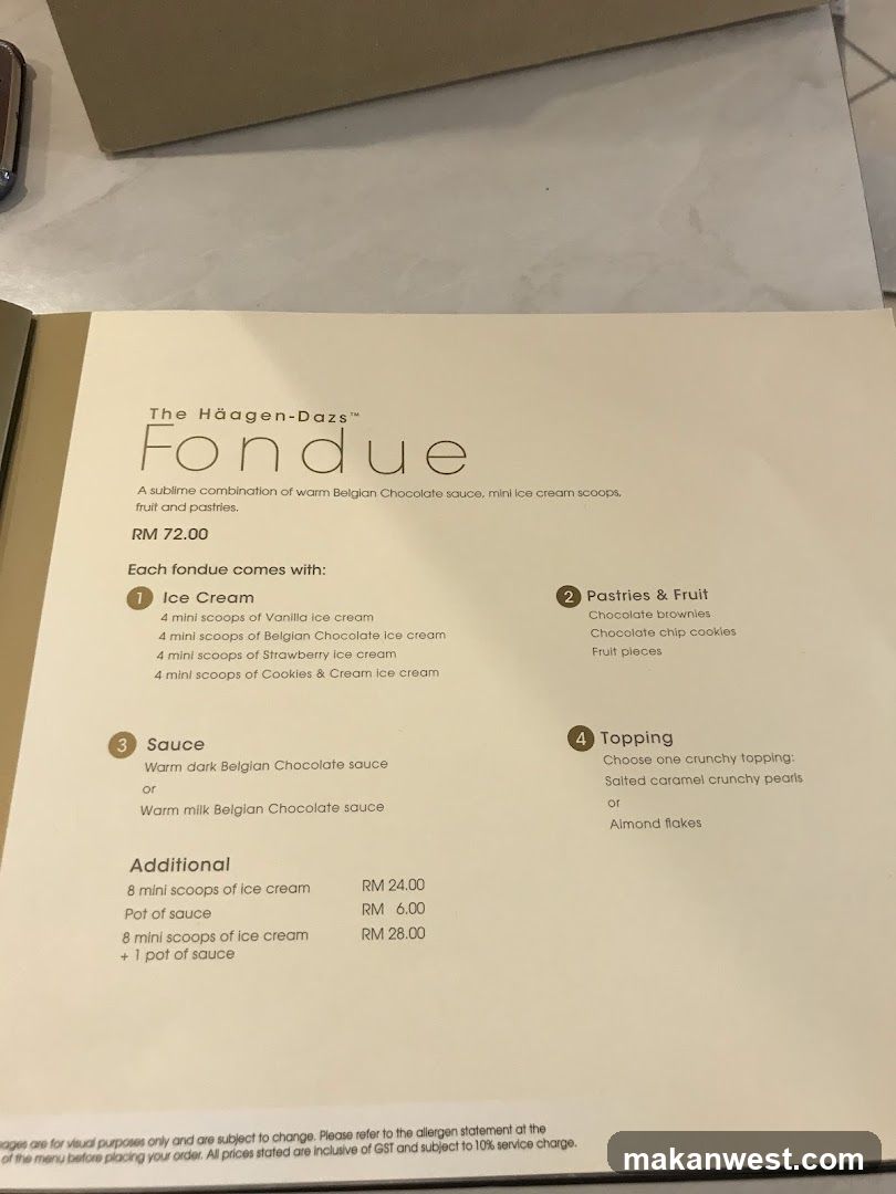 The Häagen-Dazs™ Fondue