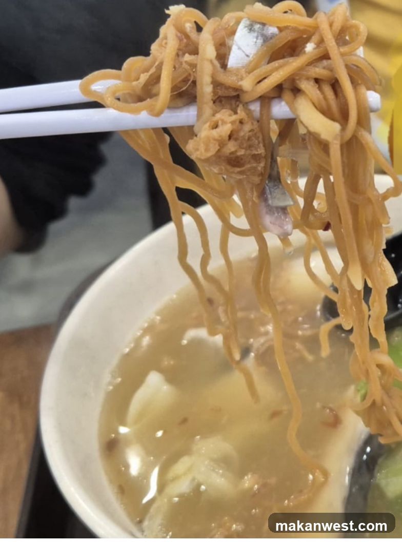 Noodles with Fish and Broth