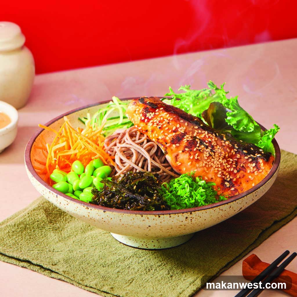 Salmon Soba Bowl