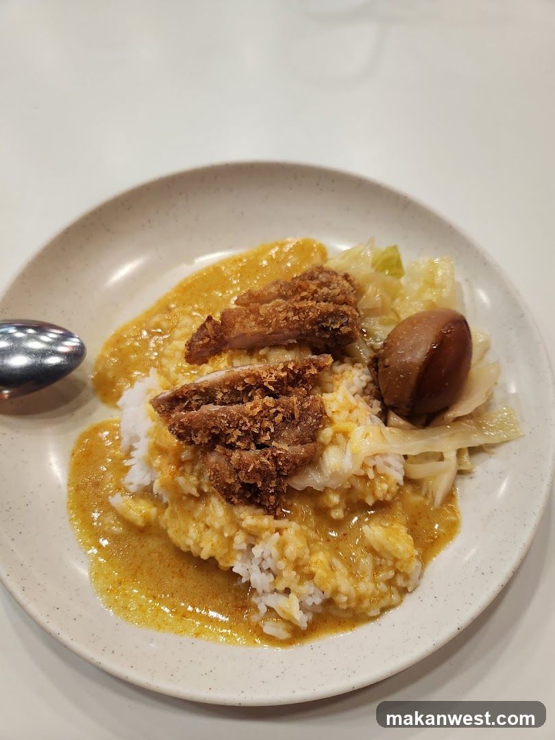 Curry Rice with Fried Pork
