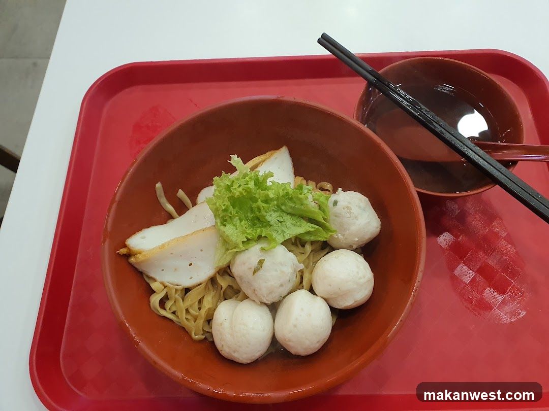 Noodle Dish with Fish Balls